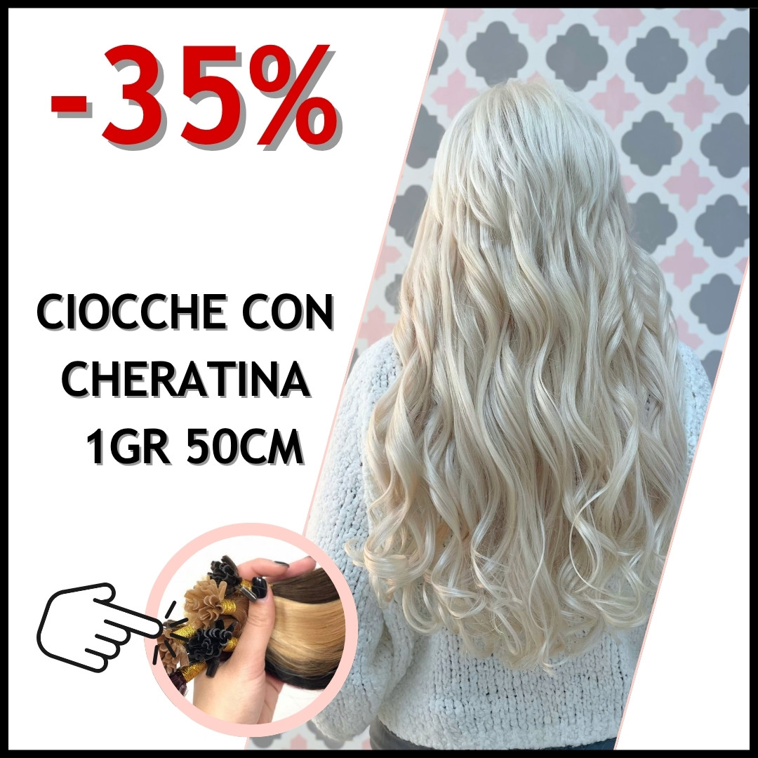 sconti extension cheratina ciocche